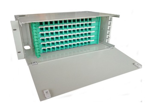 FTTH Fiber Optical 12 Core ODF Rock Mount Fiber Optic ODF 96 Port Puerto Patch Panel LC ODF 