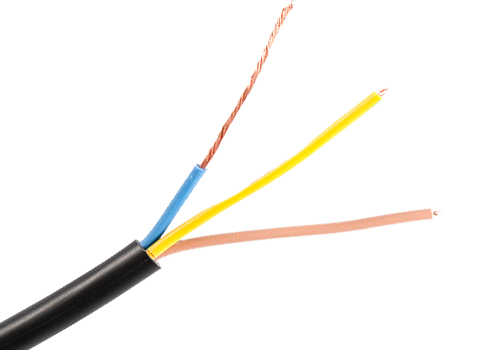 House Wire 3*0.75MM 1MM 1.5MM 2.5MM Flexible Power Cable RVV Cable H03VV-F